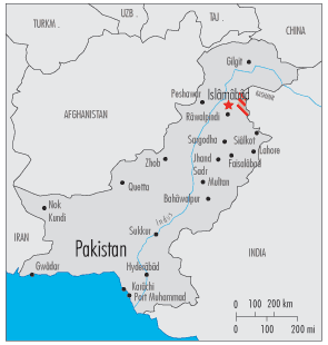 Map of Pakistan